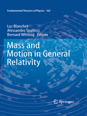 cover image of Mass and Motion in General Relativity